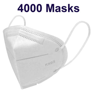 KN95 Face Mask Disposable 5-Layer Respirator in Resealable Bag (50pcs....10,000pcs)