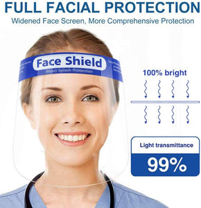 Face Shield , Comfortable Sponge + 180° Protection (10 pcs, 50 pcs.... 1000 pcs)