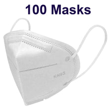 Load image into Gallery viewer, KN95 Face Mask Disposable 5-Layer Respirator in Resealable Bag (50pcs....10,000pcs)
