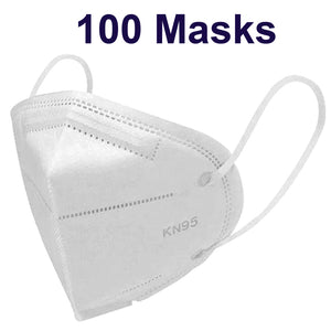 KN95 Face Mask Disposable 5-Layer Respirator in Resealable Bag (50pcs....10,000pcs)