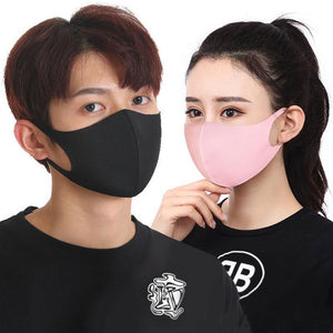 12pcs Reusable Face Mask Foam Fashion Assorted Colors Breathable Comfort Individual Wrap
