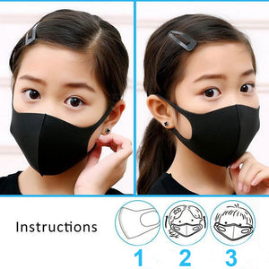 12pcs Reusable Face Mask Foam Fashion Assorted Colors Breathable Comfort Individual Wrap