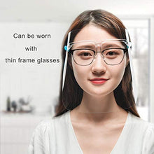 Load image into Gallery viewer, Face Shield Glasses Safety Protection Visor Anti-fog Lightweight Men Women
