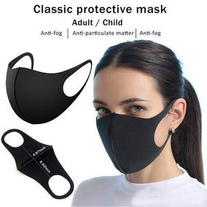 12pcs Reusable Face Mask Foam Fashion Assorted Colors Breathable Comfort Individual Wrap