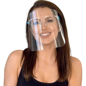 6-Pack Face Shield Anti-Fog Reusable Works With Glasses
