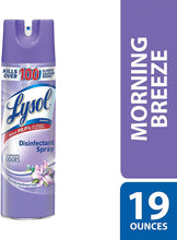 Load image into Gallery viewer, Lysol Sanitizing Spray, Early Morning Breeze, 19 Ounce (Pack of 4) by Lysol
