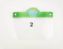 Load image into Gallery viewer, 10-Pack Kid&#39;s Face Shields - Reusable Mask, Protects Eyes And Head - Unique Designs
