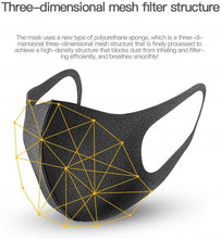 Load image into Gallery viewer, 12pcs Reusable Face Mask Foam Fashion Assorted Colors Breathable Comfort Individual Wrap
