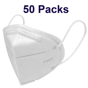 KN95 Face Mask Disposable 5-Layer Respirator in Resealable Bag (50pcs....10,000pcs)