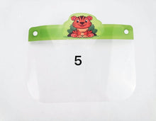 Load image into Gallery viewer, 10-Pack Kid&#39;s Face Shields - Reusable Mask, Protects Eyes And Head - Unique Designs
