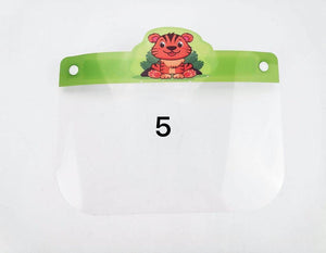 10-Pack Kid's Face Shields - Reusable Mask, Protects Eyes And Head - Unique Designs
