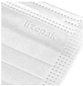 125 Masks- Litepak Premium-Grade Disposable 3-Ply Face Mask