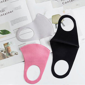 12pcs Reusable Face Mask Foam Fashion Assorted Colors Breathable Comfort Individual Wrap