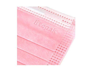 125 Masks- Litepak Premium-Grade Disposable 3-Ply Face Mask