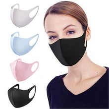 Load image into Gallery viewer, 12pcs Reusable Face Mask Foam Fashion Assorted Colors Breathable Comfort Individual Wrap
