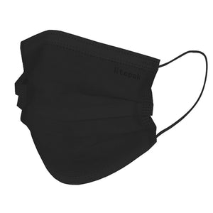 Litepak Black 3-Ply Disposable Face Mask (Hangable Retail Bags)